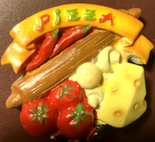 Italy pizza fridge - pizza, magnet